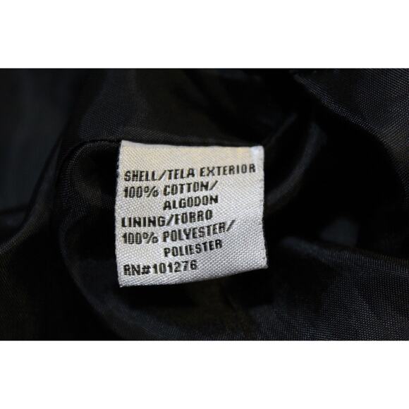 I.C.E. Women's M Teal Black Herringbone Tweed Lined Large Button Blazer Pockets - Picture 8 of 16